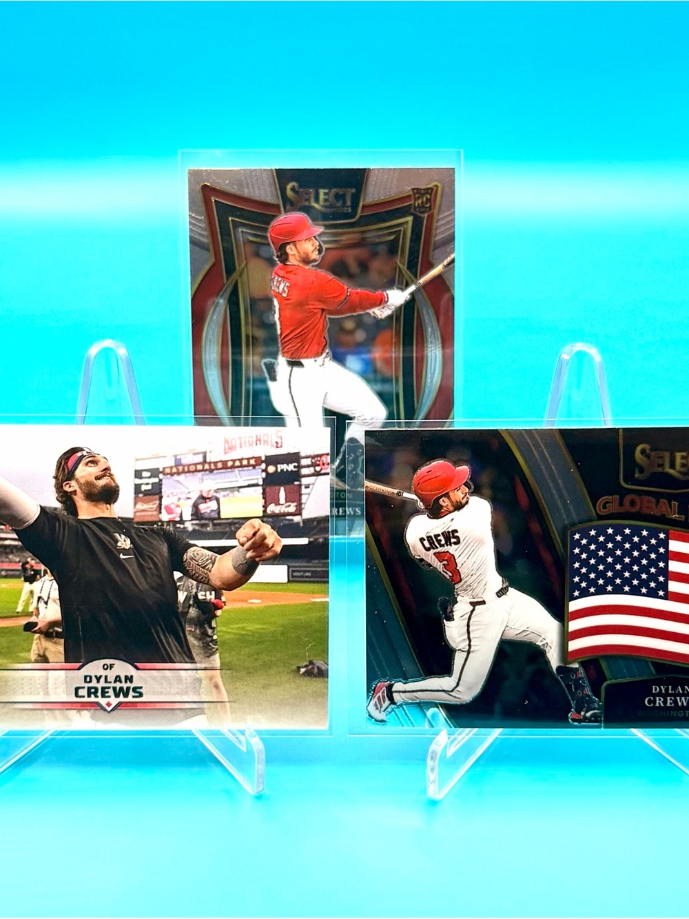 🔥Dylan Crews Rookie Lot! 🔥Global Icons Rookie + Concourse & Stadium Rookie! 🤩 - Picture 8 of 8